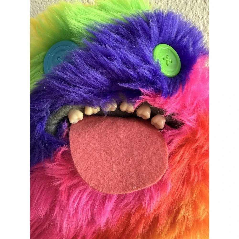 Zuru Fuggler Laboratory Misfits Oogah Boogah Plush Stripey Rainbow Ugly Doll 9